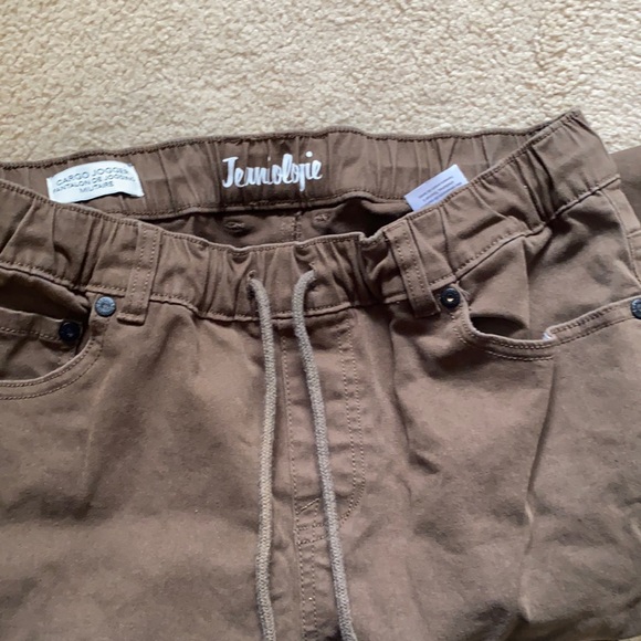 Jeaniologie brown color joggers - Picture 2 of 9